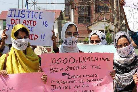 Protest against rape.